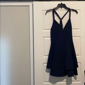 Navy cocktail dress